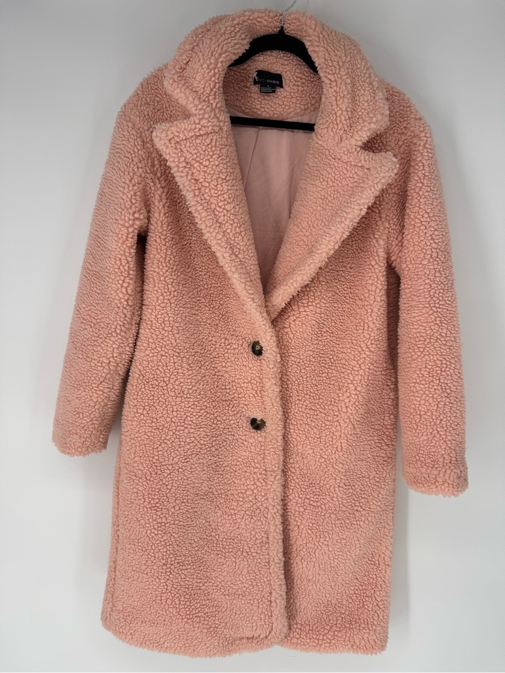 Lucy Paris Blush Teddy Coat